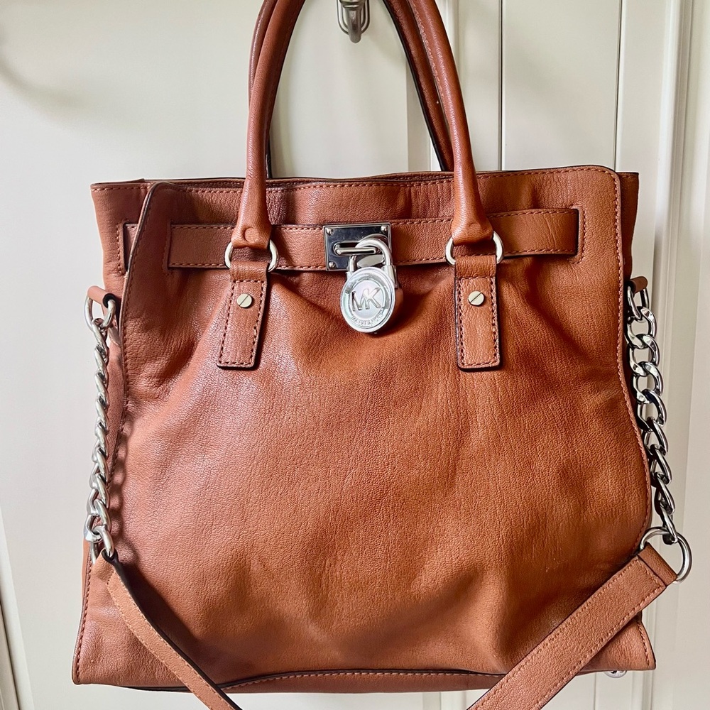 Michael Kors Hamilton Large Saffiano Leather Tote Bag Brand New